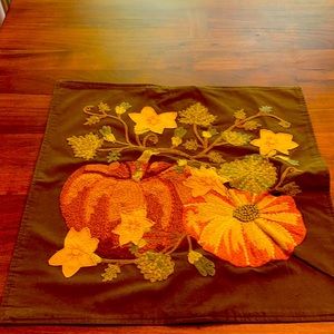 Pottery barn seasonal pumpkin pillow cover